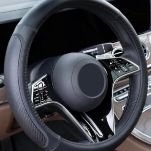 Funda de volante Magnelex negro, transpirable y antideslizante