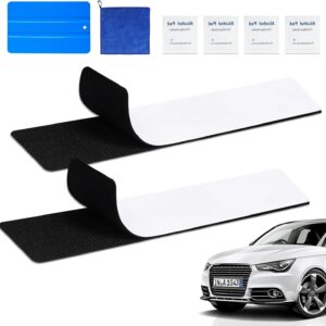 2 Portamatrículas coche autoadhesivos WUFANC (4 uds.)