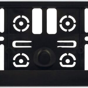 S SUMEX MAT8500 Soporte matrícula ABS Negro para Europa