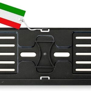 Soporte matrícula delantero GAMBC® – Polipropileno negro – Universal