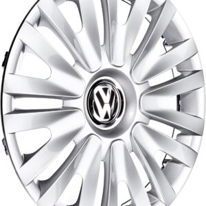 Tapacubos Volkswagen 15" plateados (4 unidades)