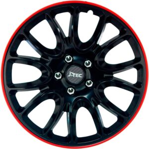 Tapacubos Hero GTR 13" J-Tec Negro/Rojo