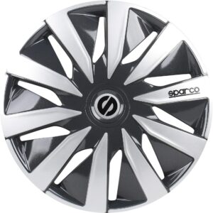 SPARCO Tapacubos 14" Kit gris/plata - Juego de 4