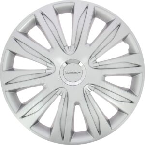 Michelin 4 Tapacubos 14" NVS 42 Cromo - Pack Completo