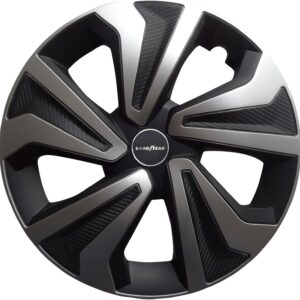 Goodyear Juego 4 tapacubos 16" Montreal Negro/Plata