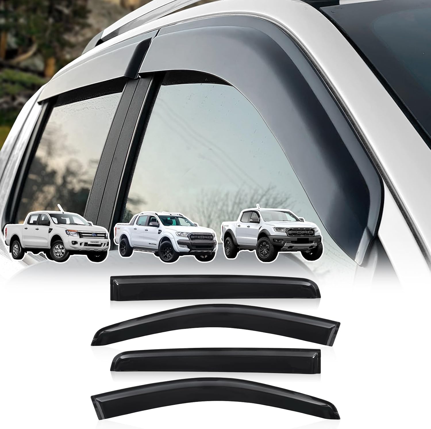 Deflectores de aire para Ford Ranger (2012-2022)