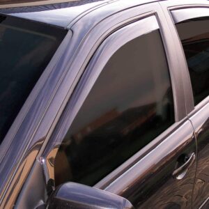 Deflectores de aire negros para Subaru Solterra y Toyota bZ4X