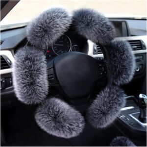 Funda de volante universal de felpa para invierno - FUERU