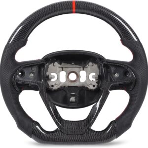 Volante Alomejor fibra carbono para Audi Q7 (2014-2021)