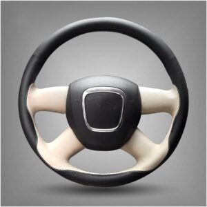 Funda de cuero a mano para volante Audi A4, A6, Q5, Q7
