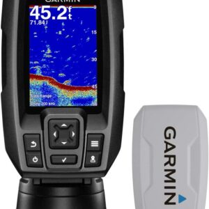 Garmin Striker 4 Fishfinder GPS 3.5" CHIRP con funda protectora