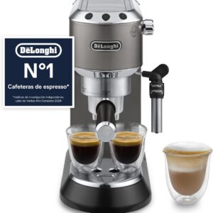 De’Longhi Dedica Style – Cafetera espresso manual, compacta y elegante