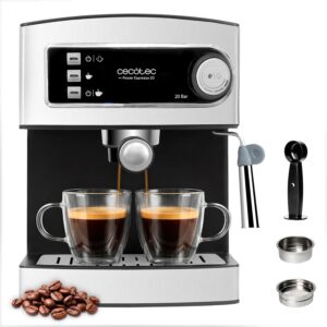 Cecotec Power Espresso 20 Elite, Cafetera Express Manual 20 Bares