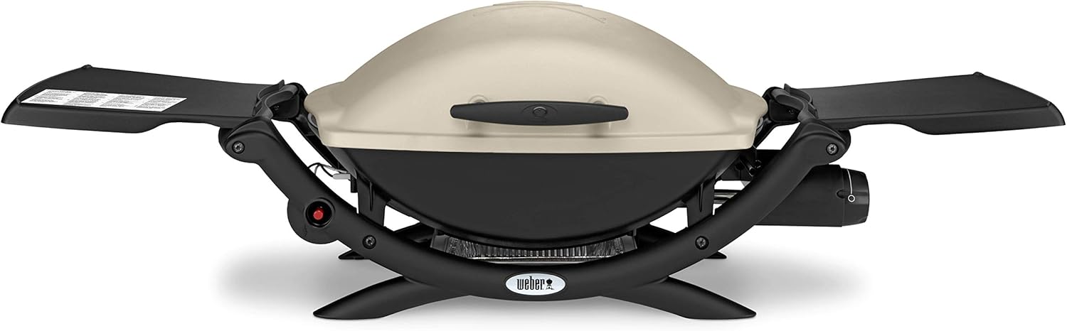 Weber Q2000 Titanio - Barbacoa de gas plegable
