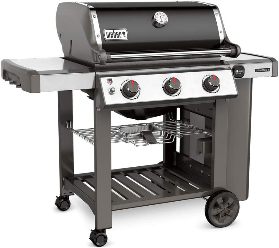 Weber Genesis II E-310 Neg. Barbacoa de Gas 4 Quemadores