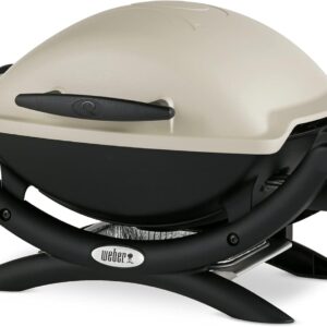 Weber Q1000 - Barbacoa de gas gris, aluminio fundido y parrilla esmaltada