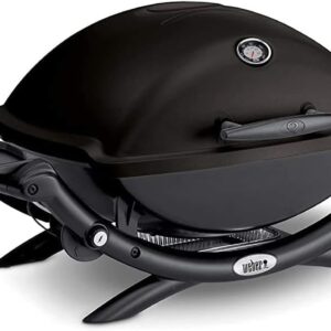 Weber Q2200 - Barbacoa de gas negra, 2 quemadores
