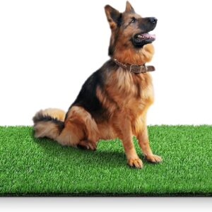 Alfombra césped artificial 100x150 cm para perros