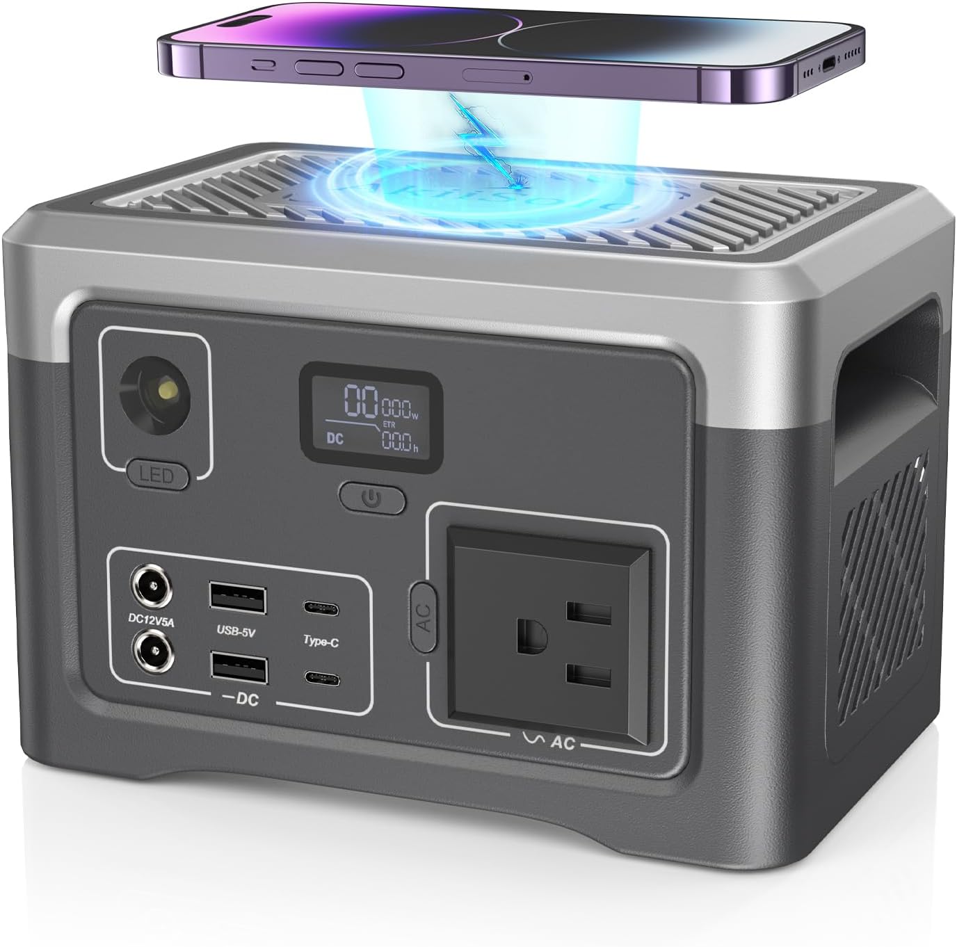 Generador portátil 192Wh Akiisolo con salida AC 100W