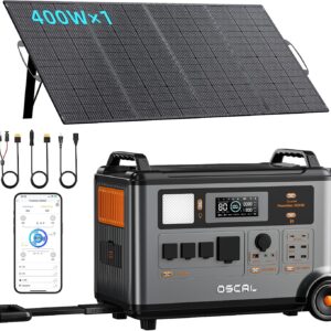 OSCAL PowerMax 3600SE - Generador solar 3600W con batería LiFePO4