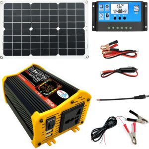 Sistema solar 6000W: generador, batería y inversor para camping
