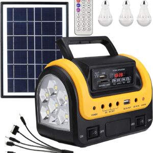 Generador solar portátil Upusa con panel solar 5W