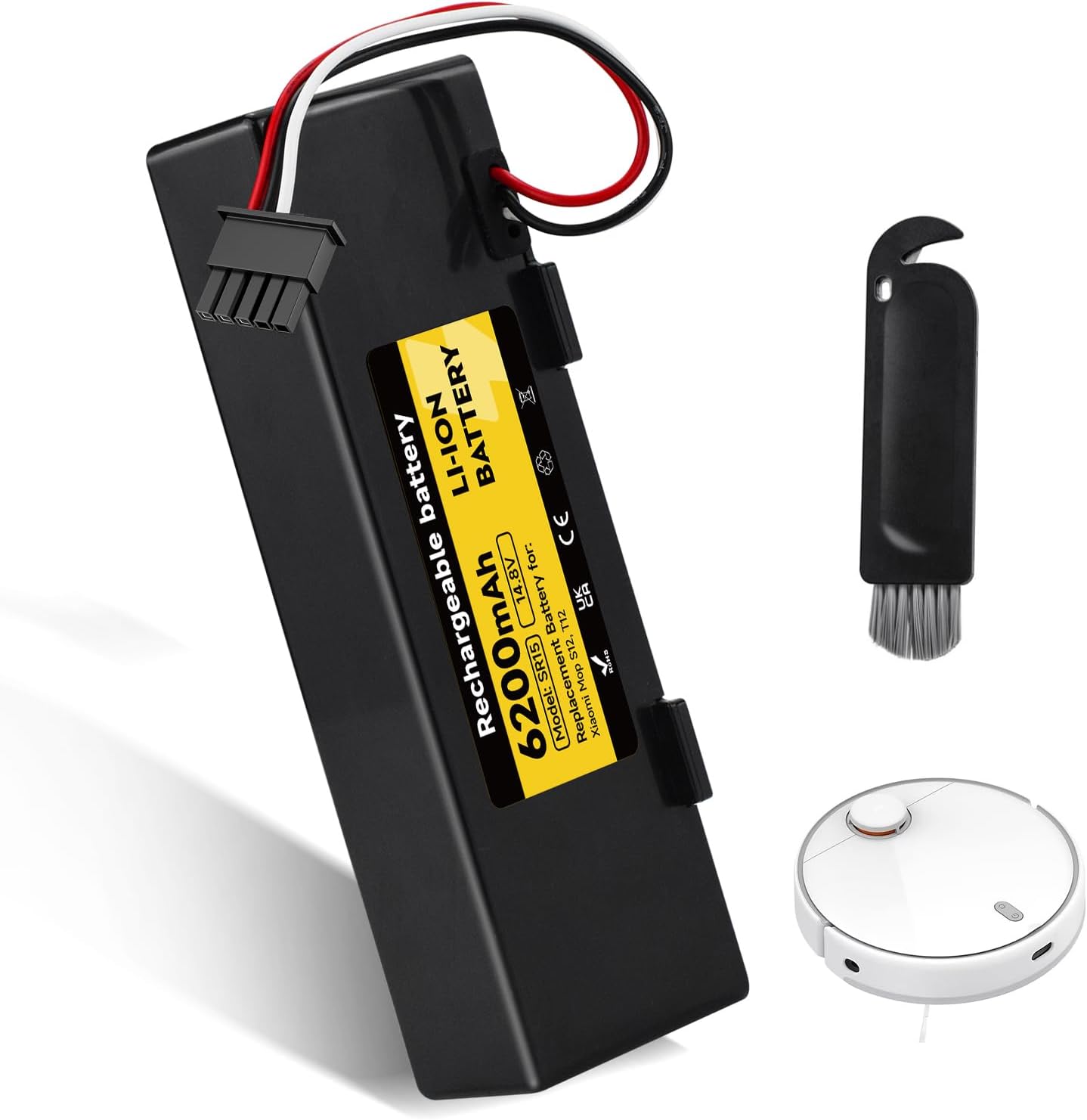 Batería recambio 6200mAh 14,8V para Xiaomi T12 S12