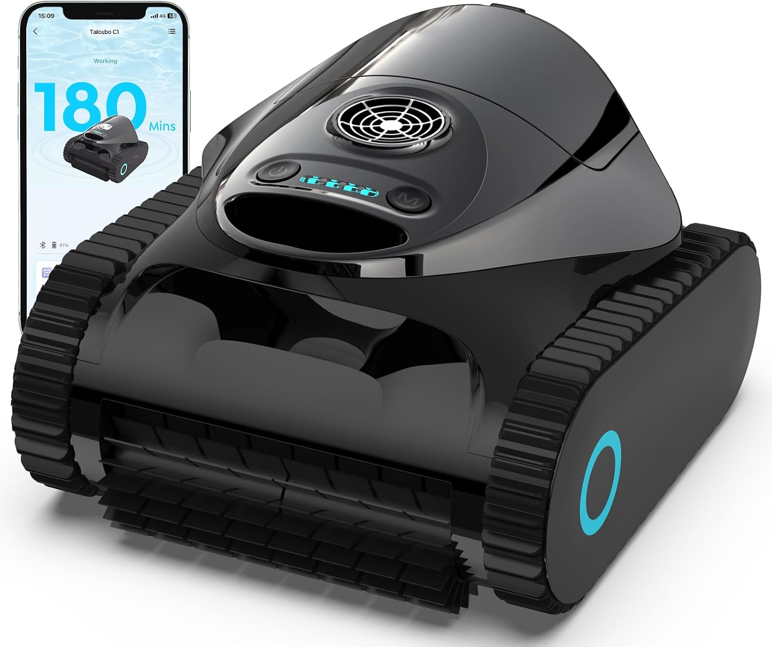 Robot piscina Talosbo C1: limpieza profunda 150m² en 180 min