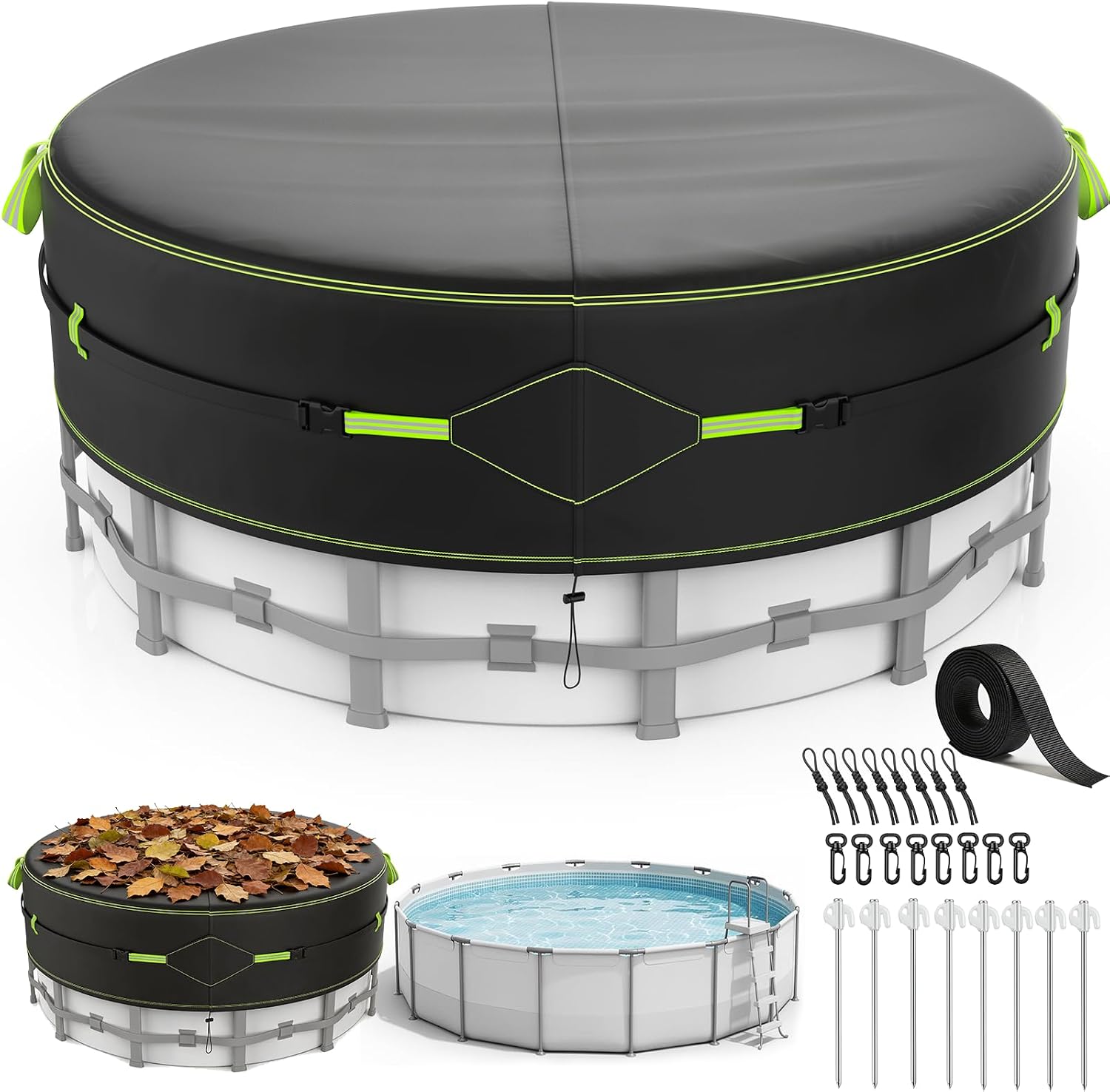 Cubierta piscina Ø548cm para Ø500-546cm | ROMIVO