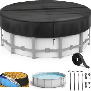 Cubierta piscina redonda ⌀304 cm ROMIVO, lona Oxford UV