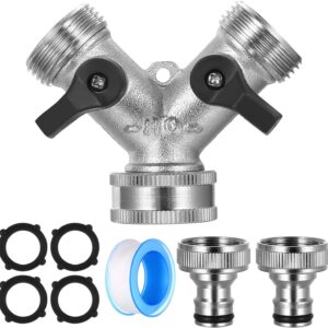 Distribuidor agua 2 vías 3/4" metal JJWUYUE
