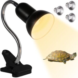 Lámpara UVA/UVB para reptiles 2x50W + 1x25W con soporte giratorio
