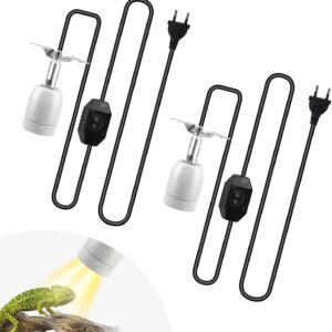 CPROSP 2 lámparas para tortugas 360° orientables