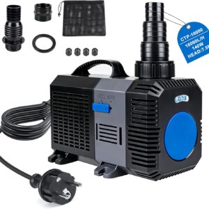 EXLECO Bomba Eco 16000L/h para estanque y acuario 140W