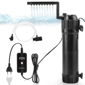 DBREAKS Filtro Acuario 5 en 1 650L/h con UV y Temporizador