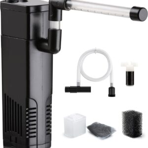 NICREW Filtro Acuario 20L | 150 L/H | Silencioso y Eficaz