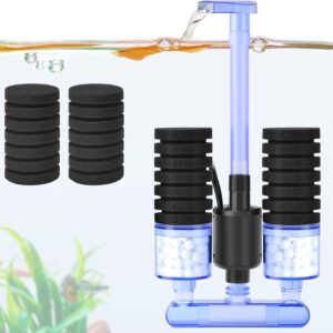 FEDOUR Filtro Esponja Acuario 150L con Bomba y Cerámica
