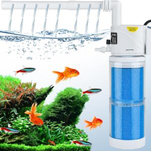 Filtro 5 en 1 para acuario 40-150L con 15W y 1000L/h