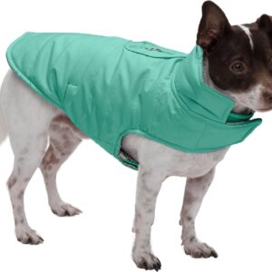 Furhaven Chaqueta Reflectante Reversible para Perros Extra Pequeño Menta