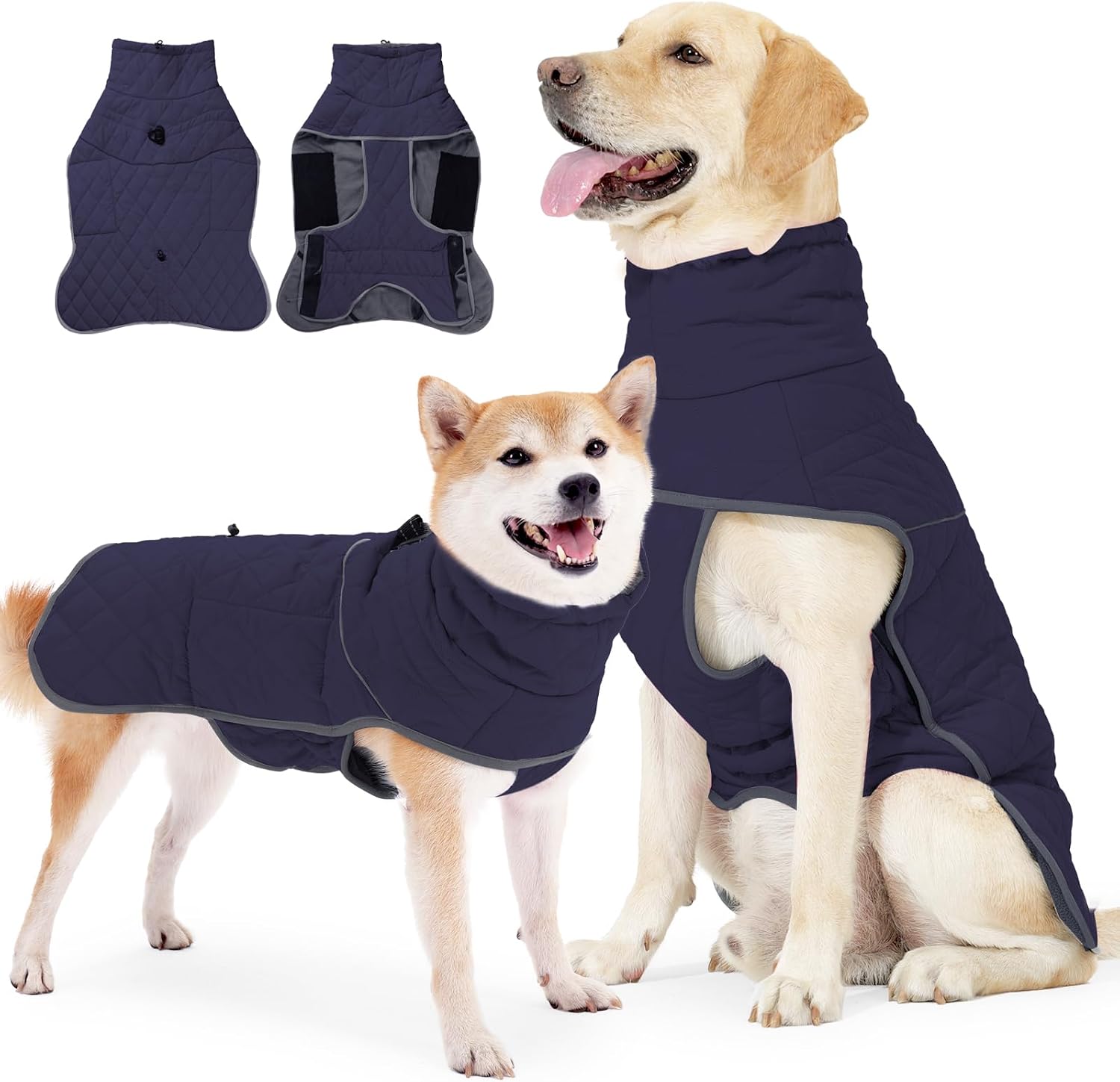 Chaleco térmico reflectante para perros PAWIVID