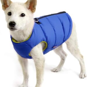 Gooby Chaleco Acolchado Azul S - Abrigo Perro