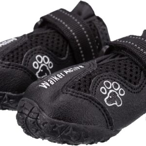 TRIXIE 2 Walker Active - Botas protectoras para perro, Negro, L-XL
