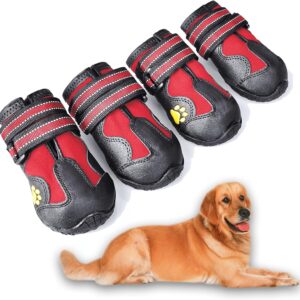 Zapatos impermeables XSY&G para perros con suela antideslizante