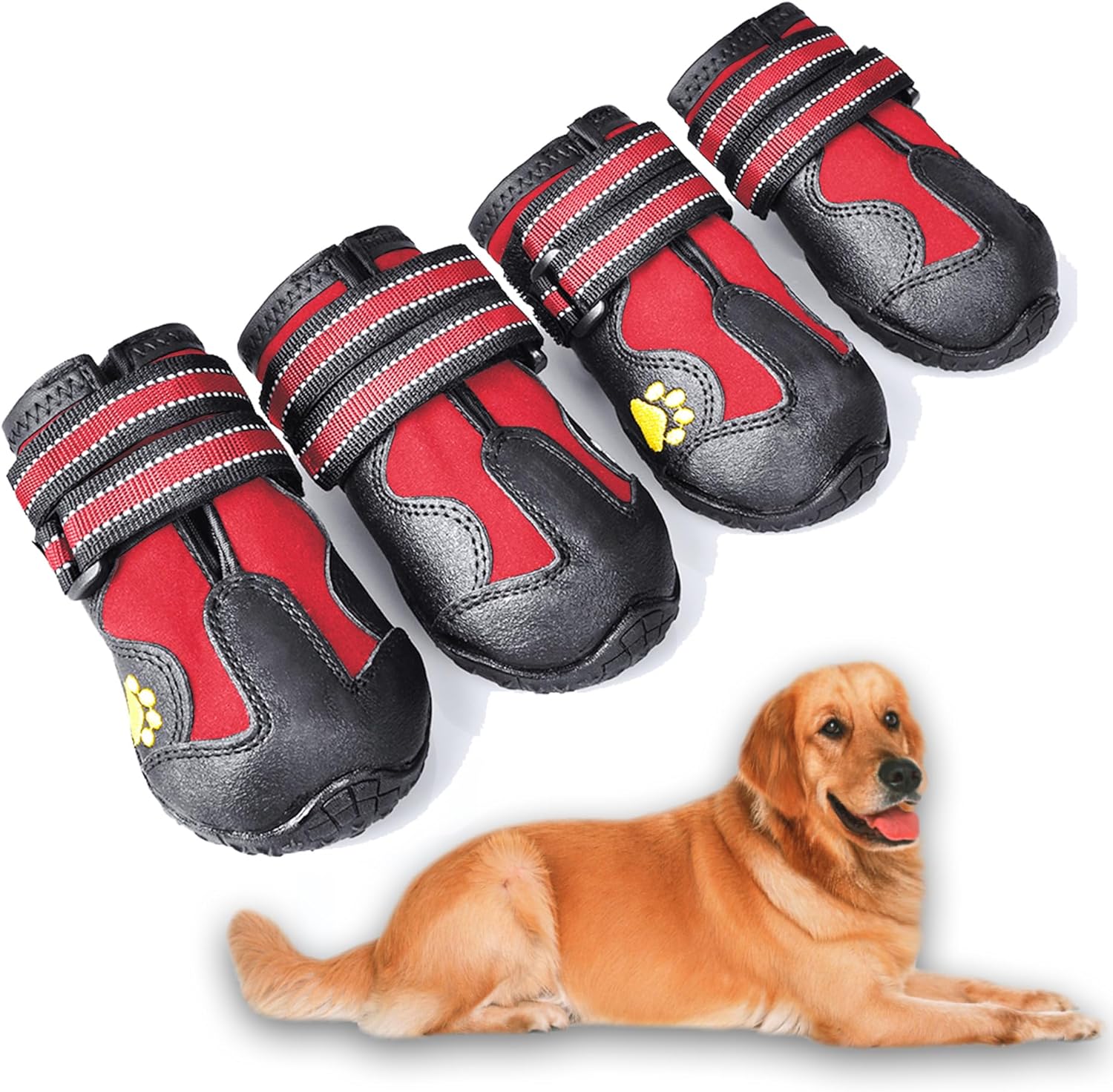 Zapatos impermeables XSY&G para perros con suela antideslizante
