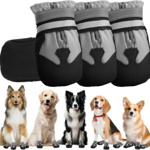 4 Botas protectoras para patas de perro ajustables