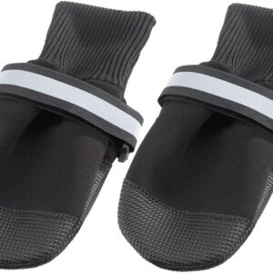 Zapatos protectores Ferplast Large Black para perro