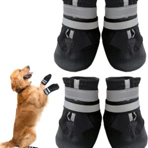 Botas para perros Dricar 4 unidades, impermeables y antideslizantes
