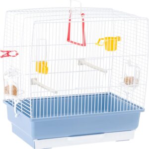 Ferplast Jaula Rekord 2 para pájaros exóticos y canarios (con accesorios)