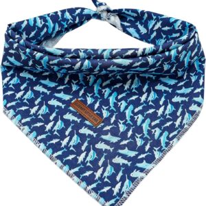 Pañuelo cuadrado ajustable Elegant Little Tail para perros grandes