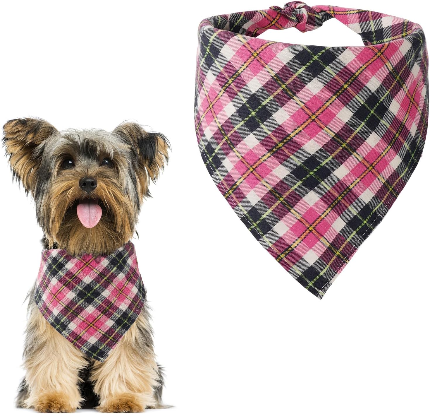 Pañuelo triangular Aomig para perros grandes - Algodón lavable
